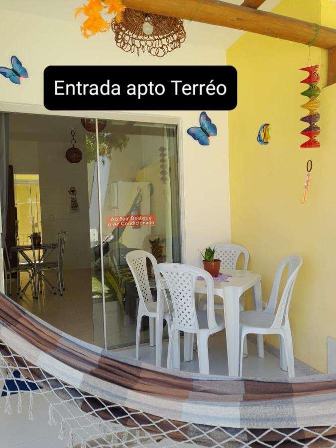 Apto Aconchegante Na Praia Coroa Vermelha Santa Cruz Cabralia Bagian luar foto