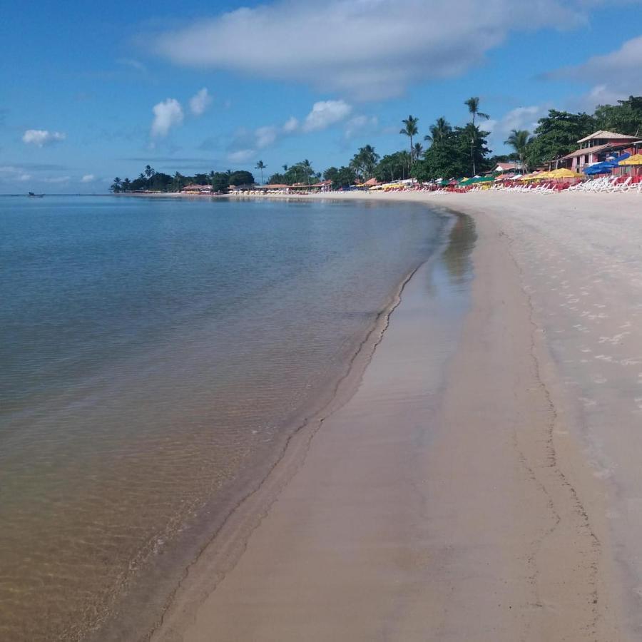 Apto Aconchegante Na Praia Coroa Vermelha Santa Cruz Cabralia Bagian luar foto