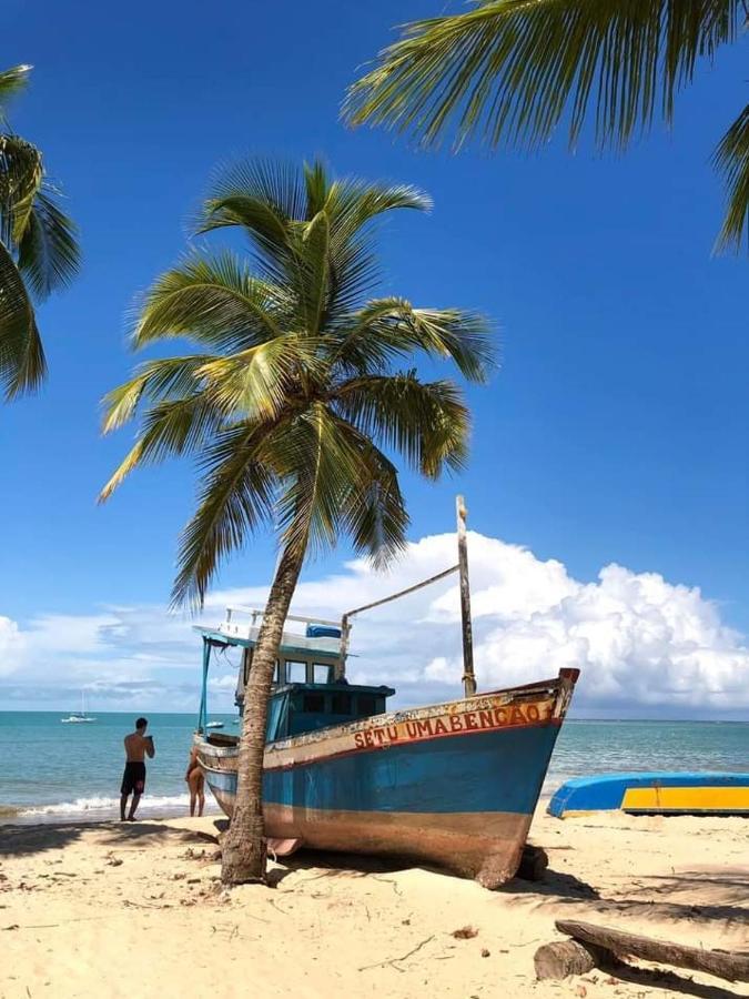 Apto Aconchegante Na Praia Coroa Vermelha Santa Cruz Cabralia Bagian luar foto